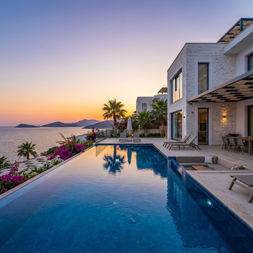 Top 3 Infinity Pool Villas in Kalkan: Where the Pool Melts into the Mediterranean